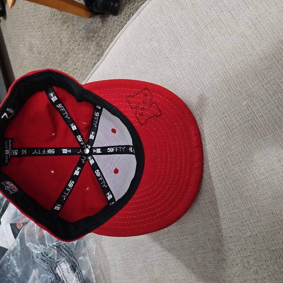 Red San Francisco 49ers Embroidered Cap. New Without Tags. - Picture 6 of 6